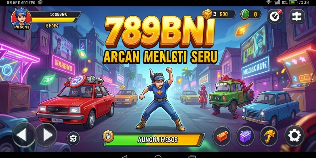 Tampilan gameplay menarik dari 789BNI yang penuh warna dan seru.