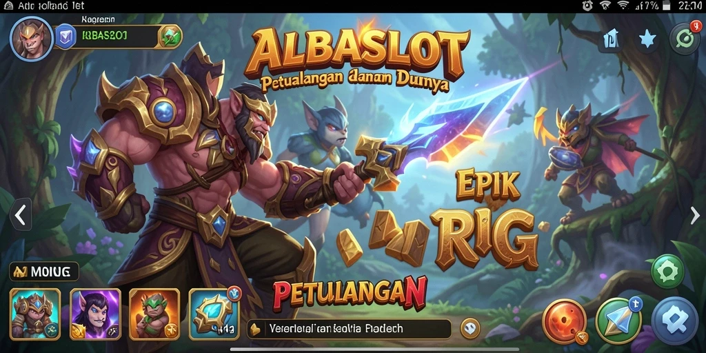 Gameplay menarik dari ALBASLOT dengan karakter dan dunia RPG.
