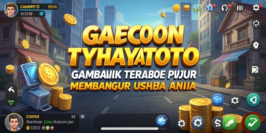 Tampilan gameplay CAHAYATOTO saat Anda mengelola bisnis.