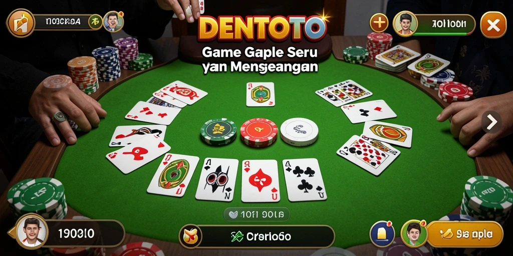Screenshot gameplay DENTOTO yang seru dan interaktif.