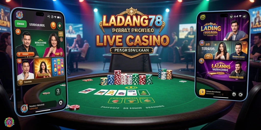 Tangkapan layar gameplay Live Casino LADANG78 yang mendebarkan dan interaktif.