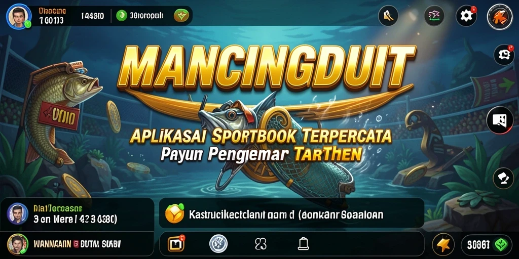 Tampilan antarmuka MANCINGDUIT yang menarik saat bermain taruhan.
