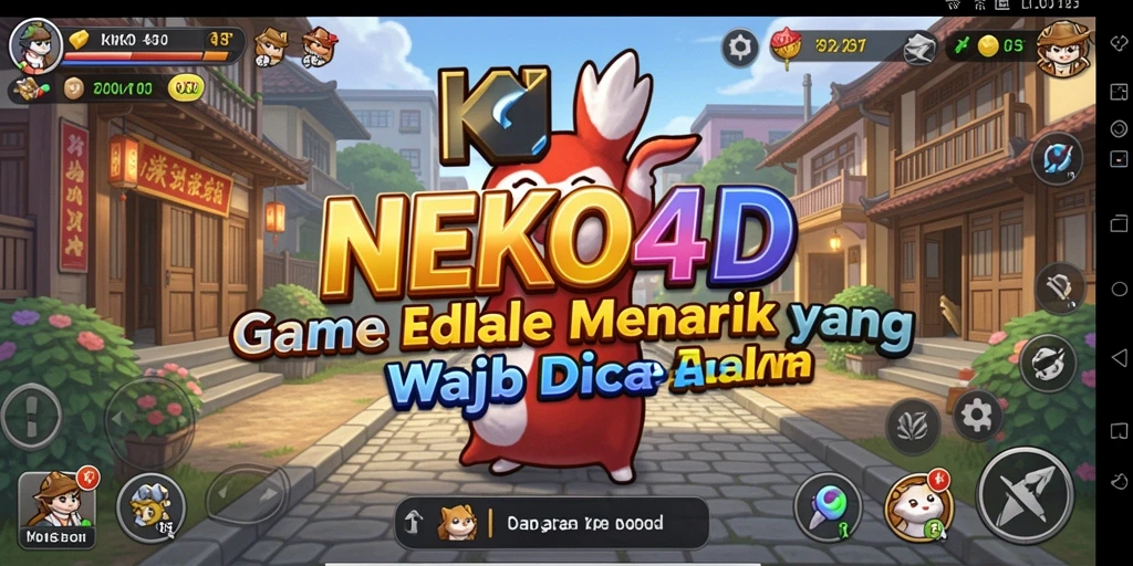 Tampilan gameplay NEKO4D yang menarik dan interaktif.