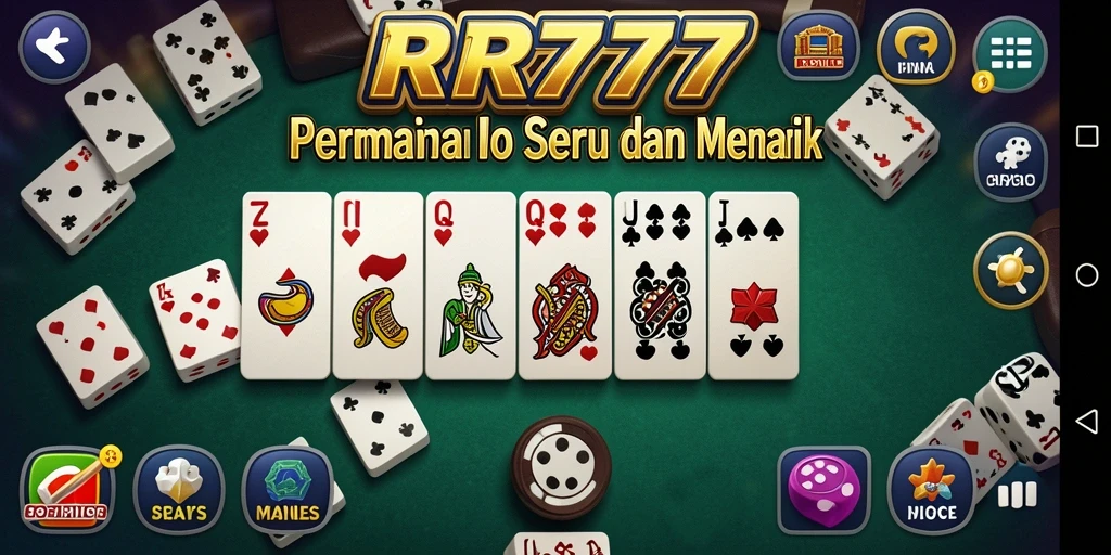 Tampilan gameplay RR777 yang menarik dengan desain grafis menawan.