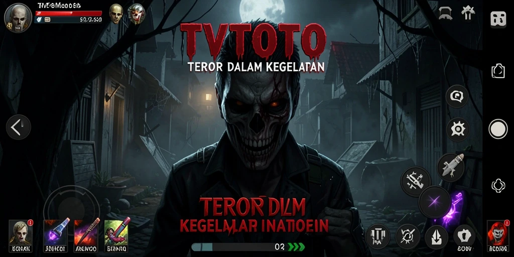 Tampilan gameplay TVTOTO yang mencekam dan penuh ketegangan.
